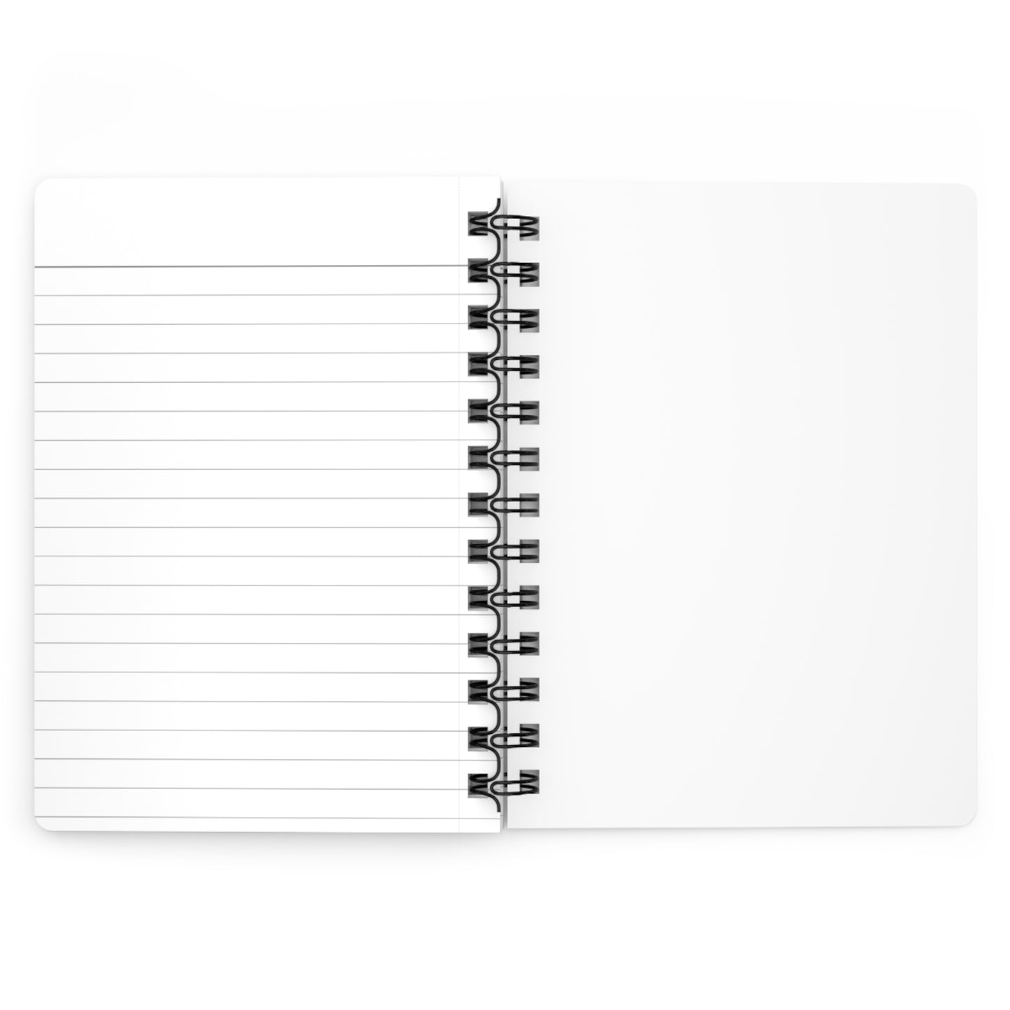 Spiral Bound Lined Journal — Floral Inspirational Proverbs 16:9 Notebook