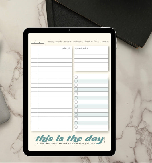 Digital and Printable Planners